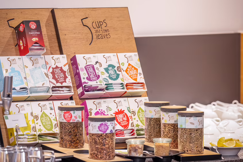 DAS SIEBEN - Frühstücksbuffet mit Teestation