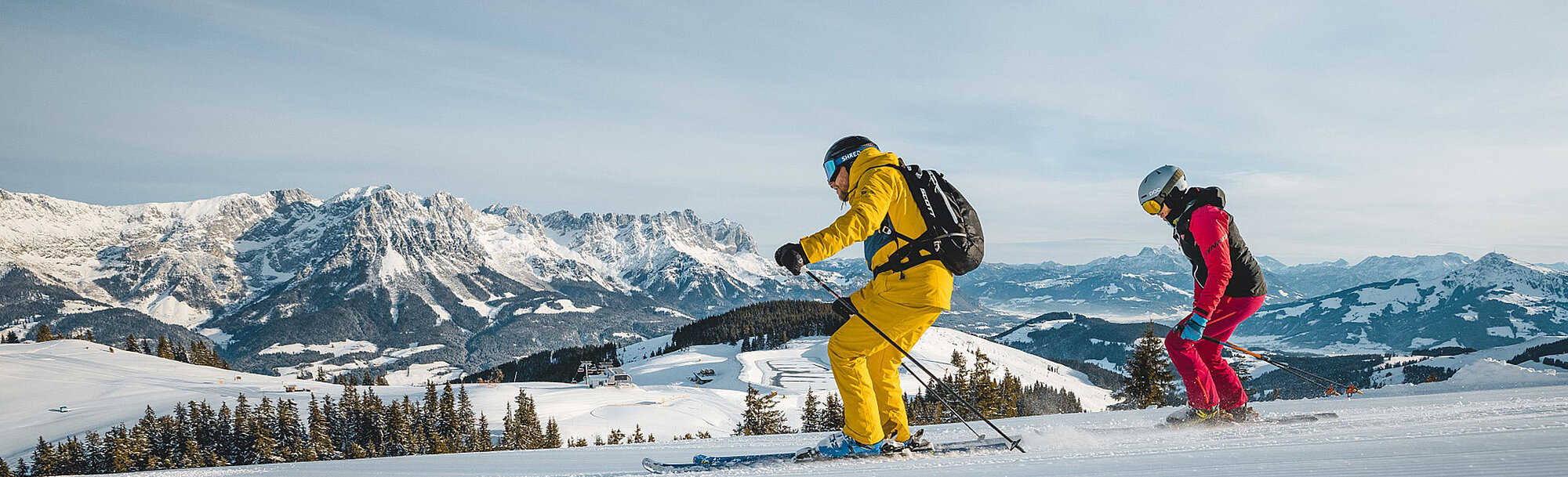 Skifahren am Wilden Kaiser © Mathaeus Gartner