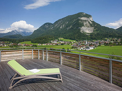 Modern suite terrace