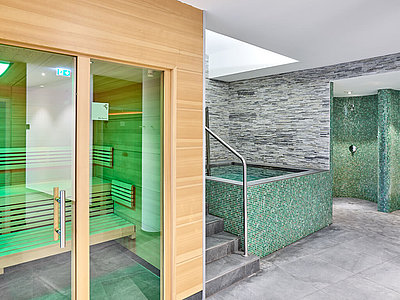 Saunabereich im Gesundheits-Resort DAS SIEBEN © pedagrafie